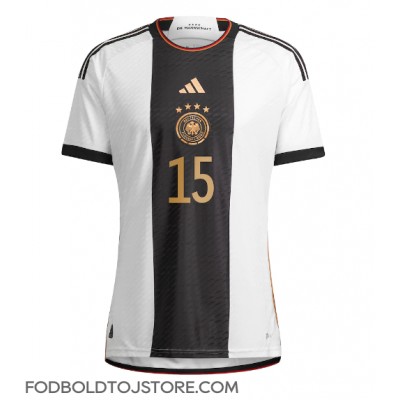 Tyskland Niklas Sule #15 Hjemmebanetrøje VM 2022 Kortærmet
